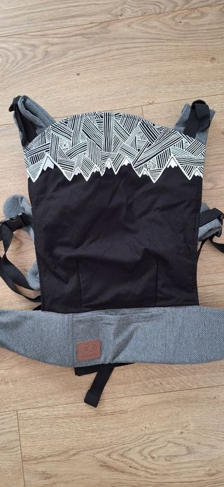 Portabebés Kinderkraft Milo - Negro Gris