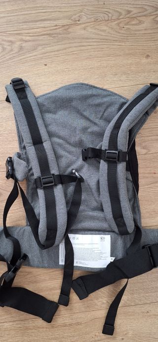 Portabebés Kinderkraft Milo - Negro Gris