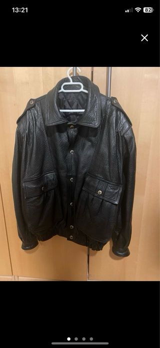 Chaqueta de cuero autentico