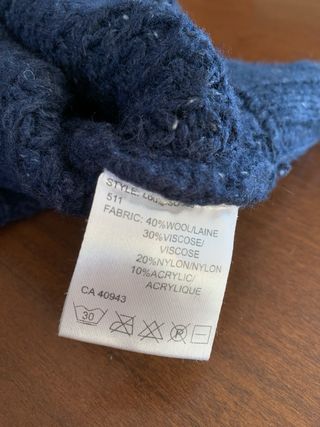 Cardigan Suit – blu navy con cappuccio