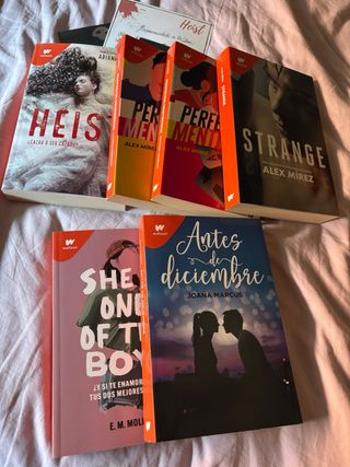 Lote pack de libros Wattpad