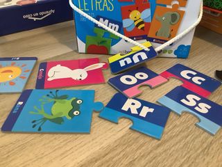 Puzzle de letras para niños