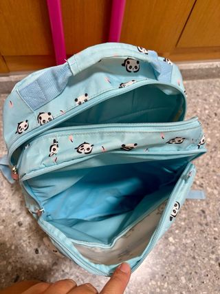Mochila escolar con carro