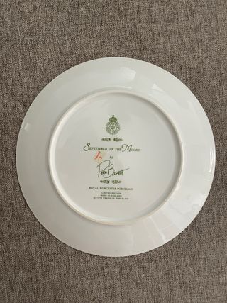 Plato Royal Worcester Edicion Limitada