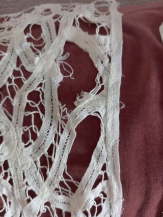 Encaje antiguo blanco