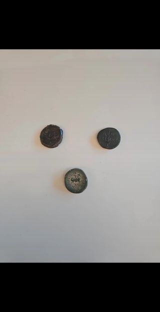 3 Monete Antiche Greche Bronzo