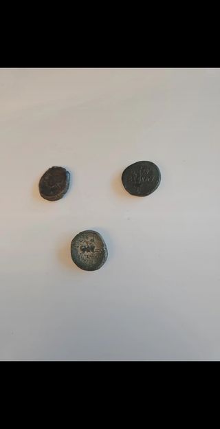 3 Monete Antiche Greche Bronzo