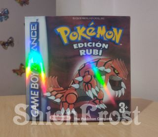 Caja METALIZADA Pokémon Edición Rubí (GBA) 