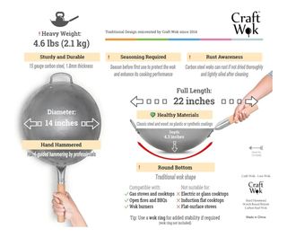 Wok sartén hierro - Craft Wok