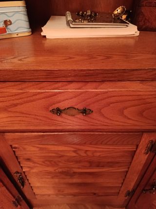 Mueble esquinero madera vintage