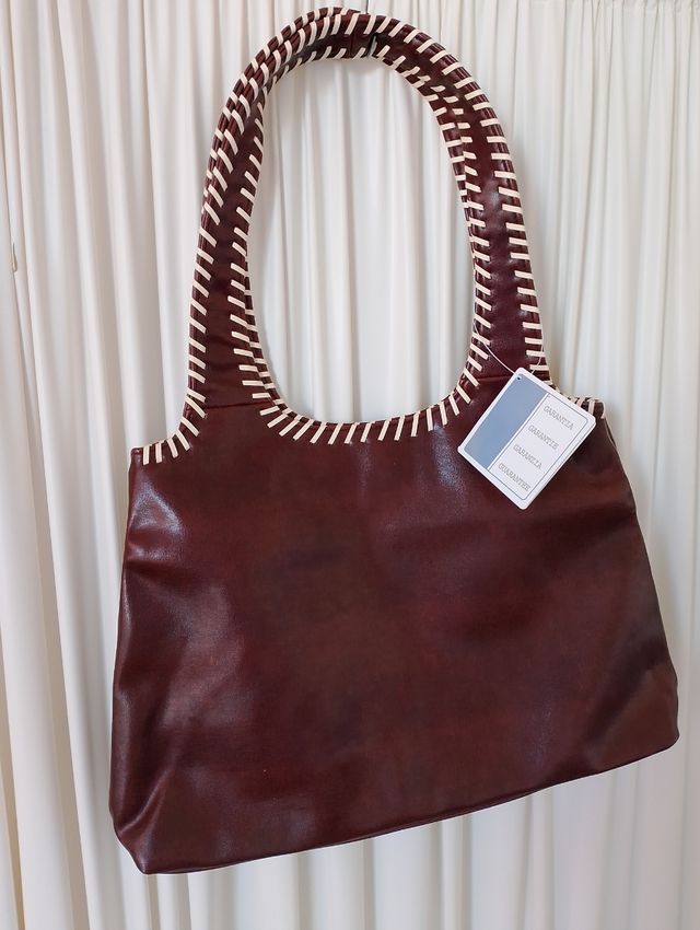 Bolso marrón de hombro