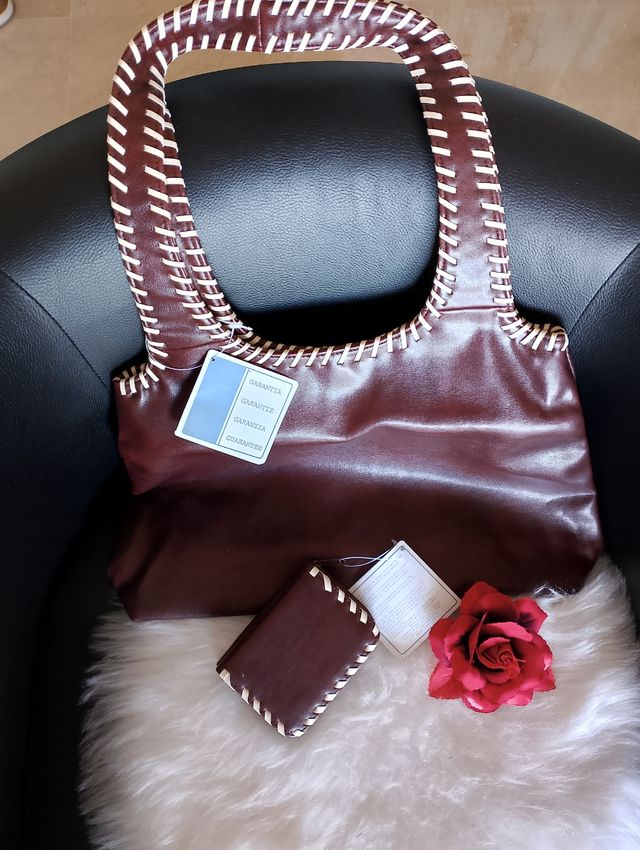 Bolso marrón de hombro