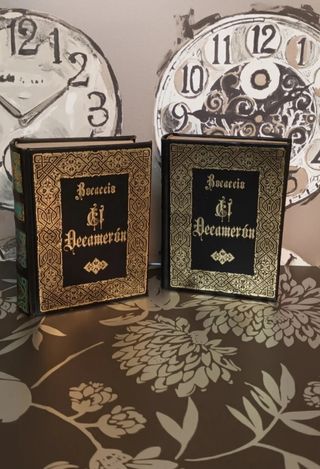 Libros antiguos el decameron de giovanni