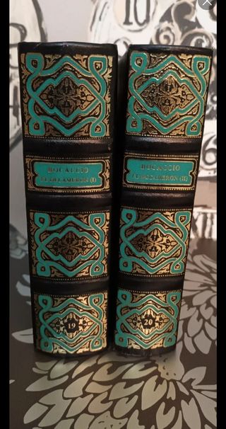 Libros antiguos el decameron de giovanni