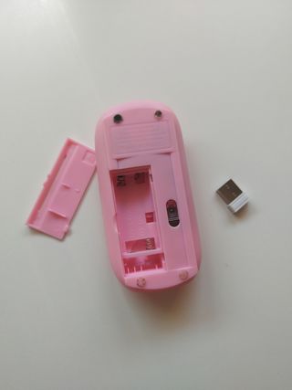 Ratón inalámbrico rosa