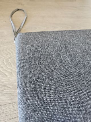 Cojín gris 110x45cm