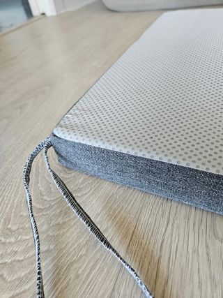 Cojín gris 110x45cm