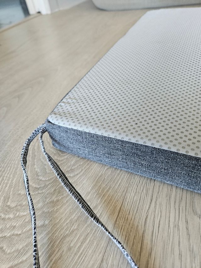 Cojín gris 110x45cm