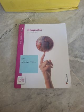 Geografía, 2 Bachillerato