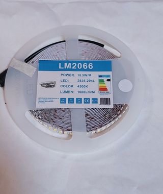 Conjunto de fitas Led e transformador