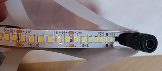 Conjunto de fitas Led e transformador