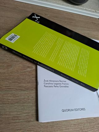 Manual práctico de Bioestadística: Teoría, prác...