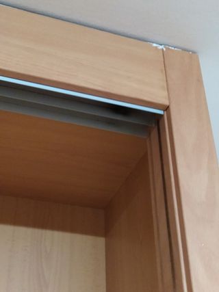 Frente de armario con 2 puertas correderas cristal