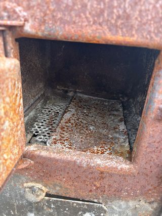 Estufa leña antigua - Metálica