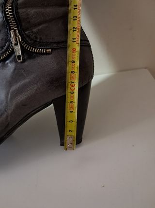 Botas altas grises mujer