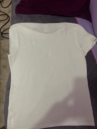 Camiseta Hollister blanca