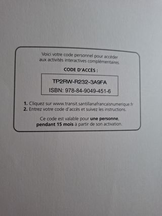 Transit 2 Cahier d'exercices