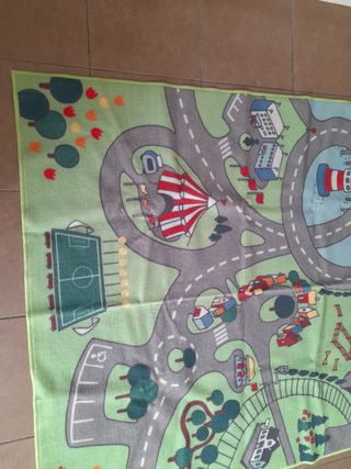Tappeto gioco stradale Ikea 130x130cm