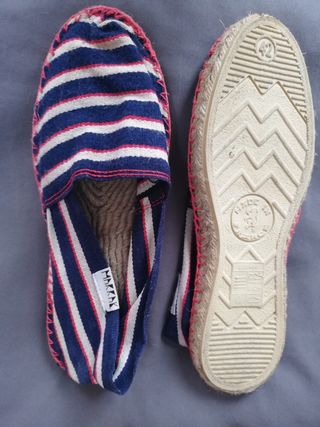 Alpargatas Marrak - Azul, Blanco, Rojo