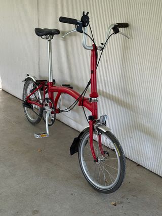 Brompton rosso semi-nuovo - 3v