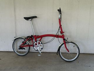 Brompton rosso semi-nuovo - 3v