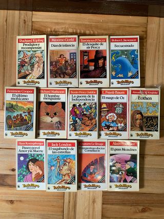13 libros colección bruguera