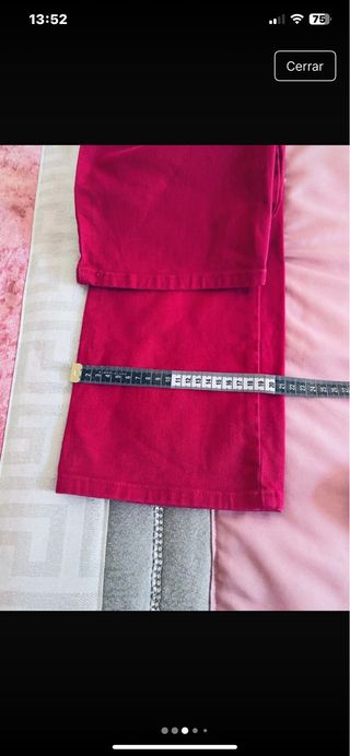 Pantalones Lee rosa talla L