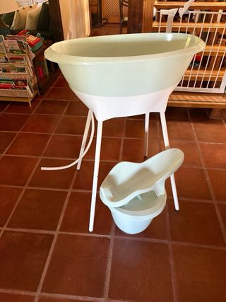 Bañera bebé mint con soporte