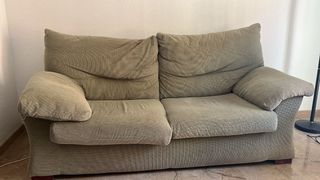 Sofa beige de tela