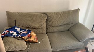 Sofa beige de tela