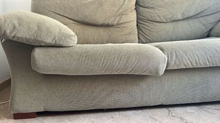 Sofa beige de tela