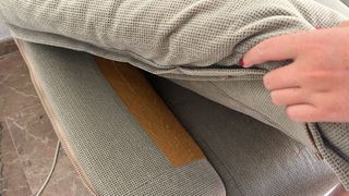 Sofa beige de tela