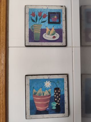 2 Cuadros de cocina vintage