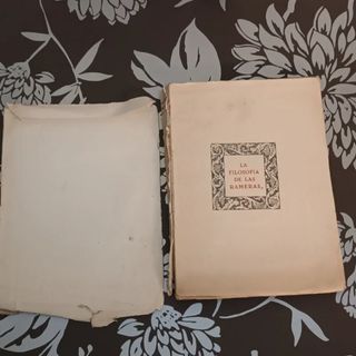 Libro antiguo la filosofía de las rameras