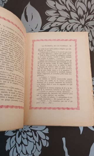 Libro antiguo la filosofía de las rameras