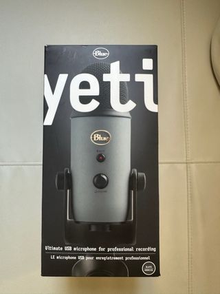 Micrófono Blue Yeti USB Gris + cable USB-C
