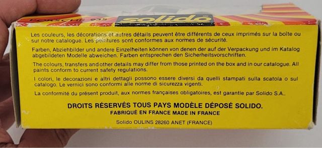 Porsche 935 SOLIDO 1/43