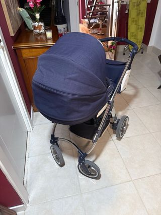 Carrito bebé Bebecar. Con capazo recién nacido