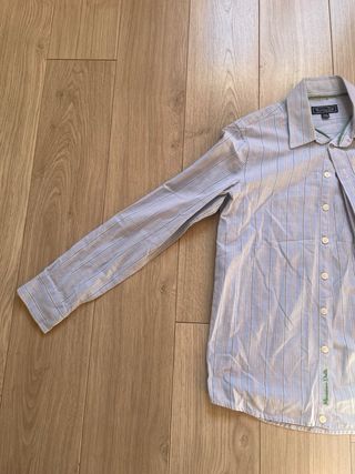 Camisa Massimo Dutti azul rayas