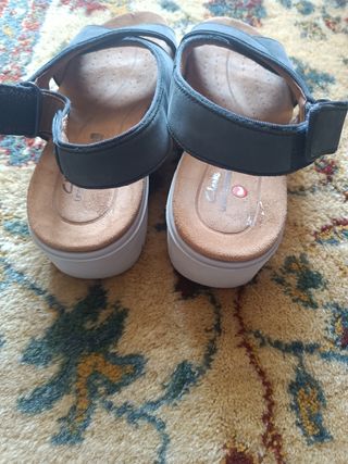 Sandalias Clarks Azul - cómodas